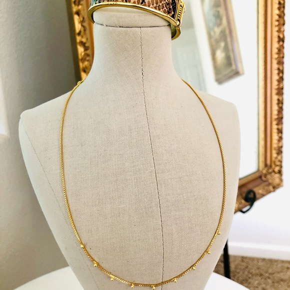 Modern Vintage Dainty Necklace & Snakeskin Bracelet - Picture 5 of 10